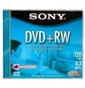 DVD+RW embalagem individual padro de CD - Sony